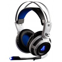 THE G-LAB GAMING HEADSET - COMPATIBLE PC, PS4 AND XBOX - ILLUMINATED- GREY (KORP200 - G)